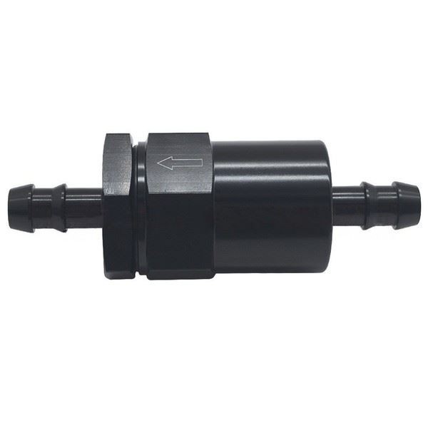 Inline Fuel Filter Billet Aluminum 6061-T6 Billet Removable Reusable Element