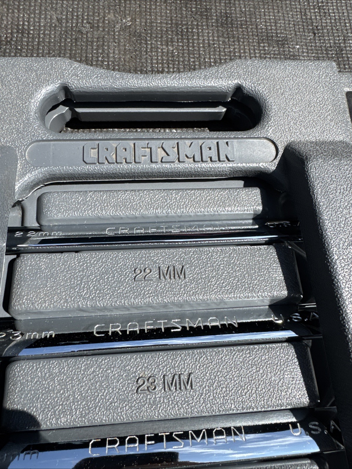 Sears Craftsman Professional Long Pattern Metric Wrench Set 44970 Jumbo K Series
