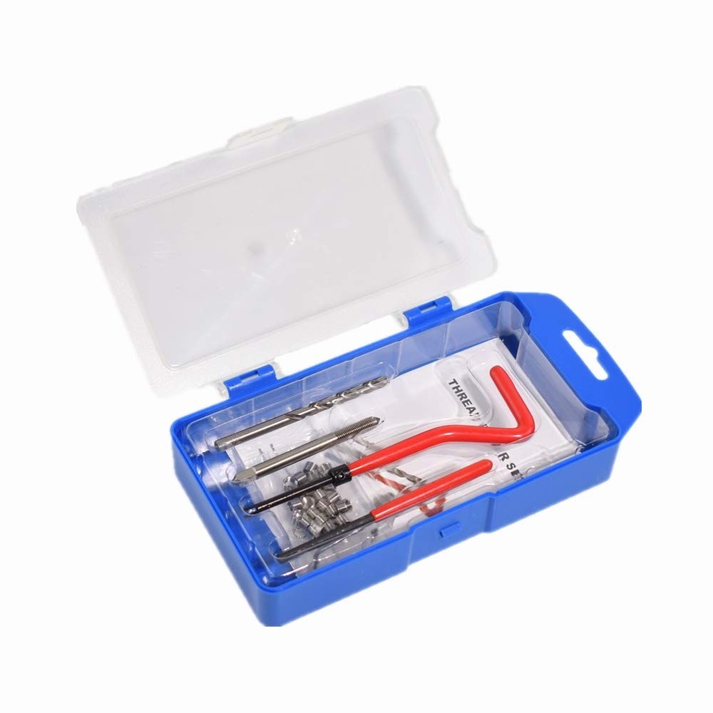 M5 x 0.8 Metric Thread Repair Kit Helicoil With HSS Drill Bit 20 PCS
