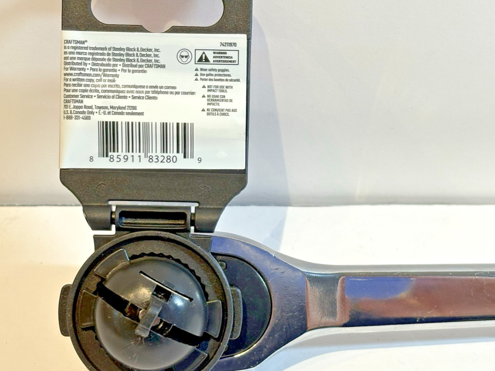 NEW Sears Craftsman Low Profile 1/2 in. drive Ratchet 72 teeth CMMT86723