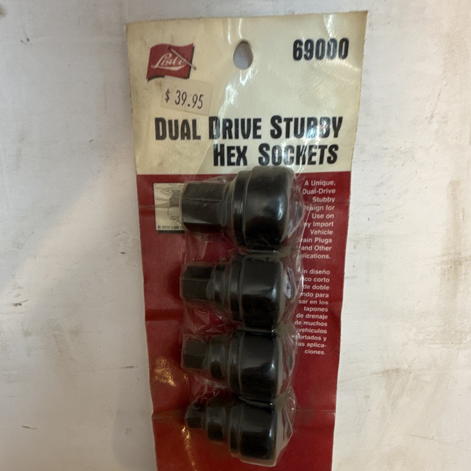 Lisle 69000 Dual Drive Stubby Hex Sockets 10mm, 12mm, 14mm, 17mm New