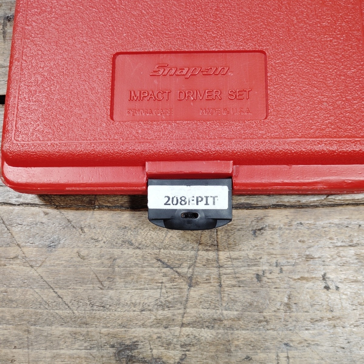 Snap On 208EPIT 8 pc 3/8” Impact Driver Set Red Case Tools