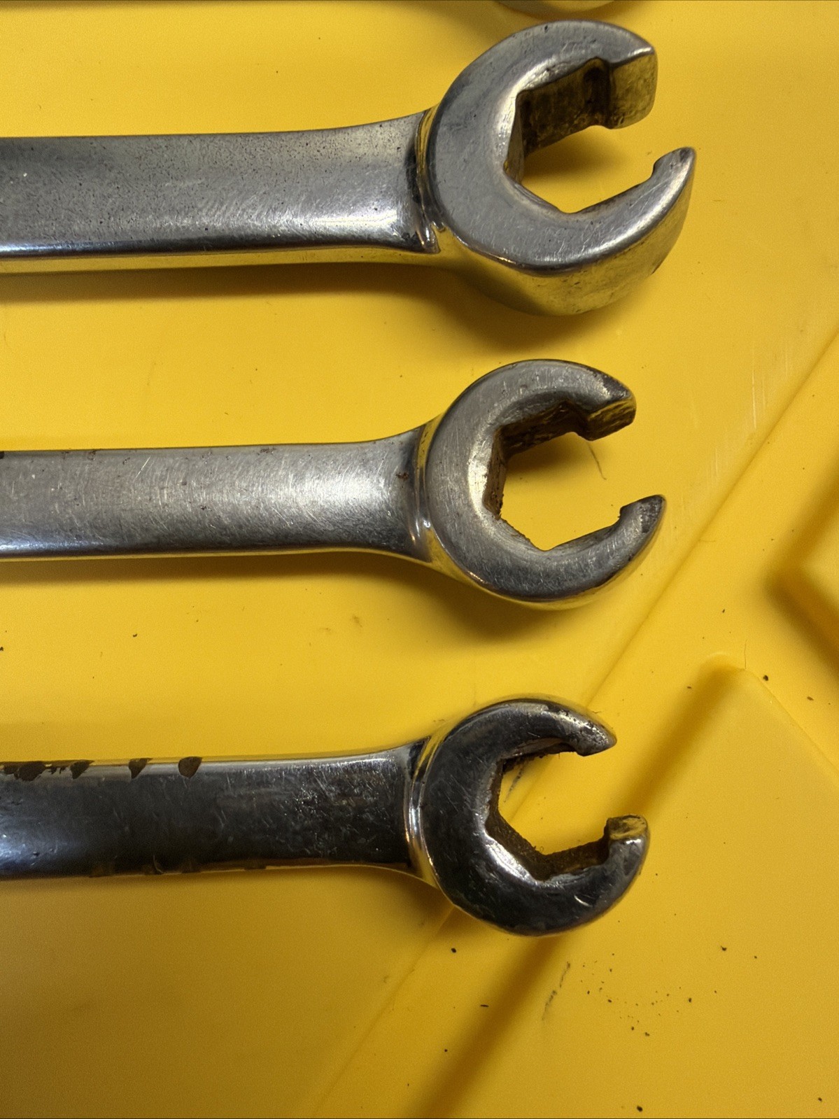 Snap-On Tools USA SAE Open-End RXS Flare Nut Combination Wrench SET of 7