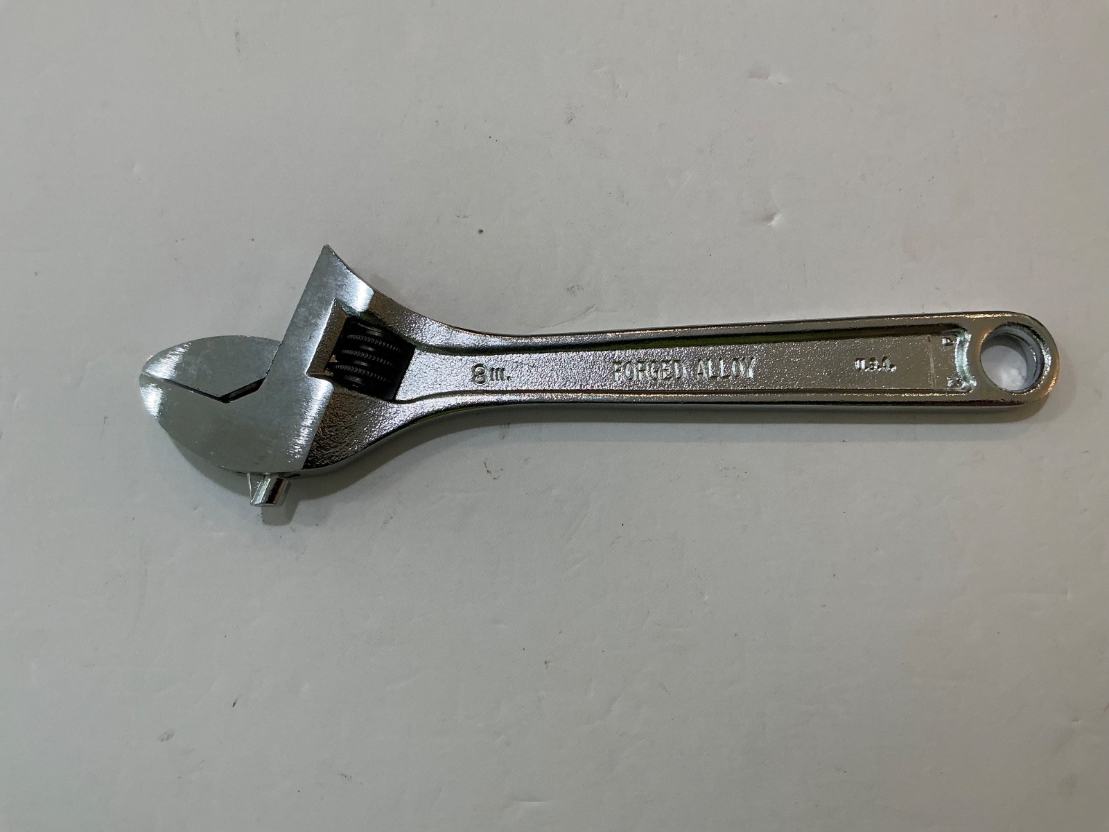 NOS S-K 8” adjustable (“Crescent”) wrench made in the USA