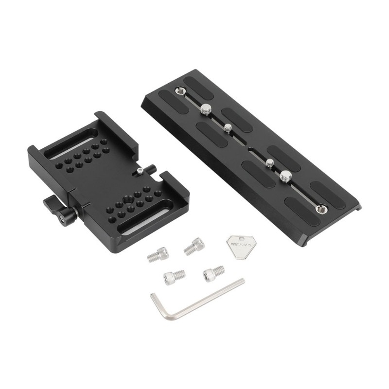 Camera Mounting Plate 8 Inch Aluminum Alloy Quick Release For Film Stability