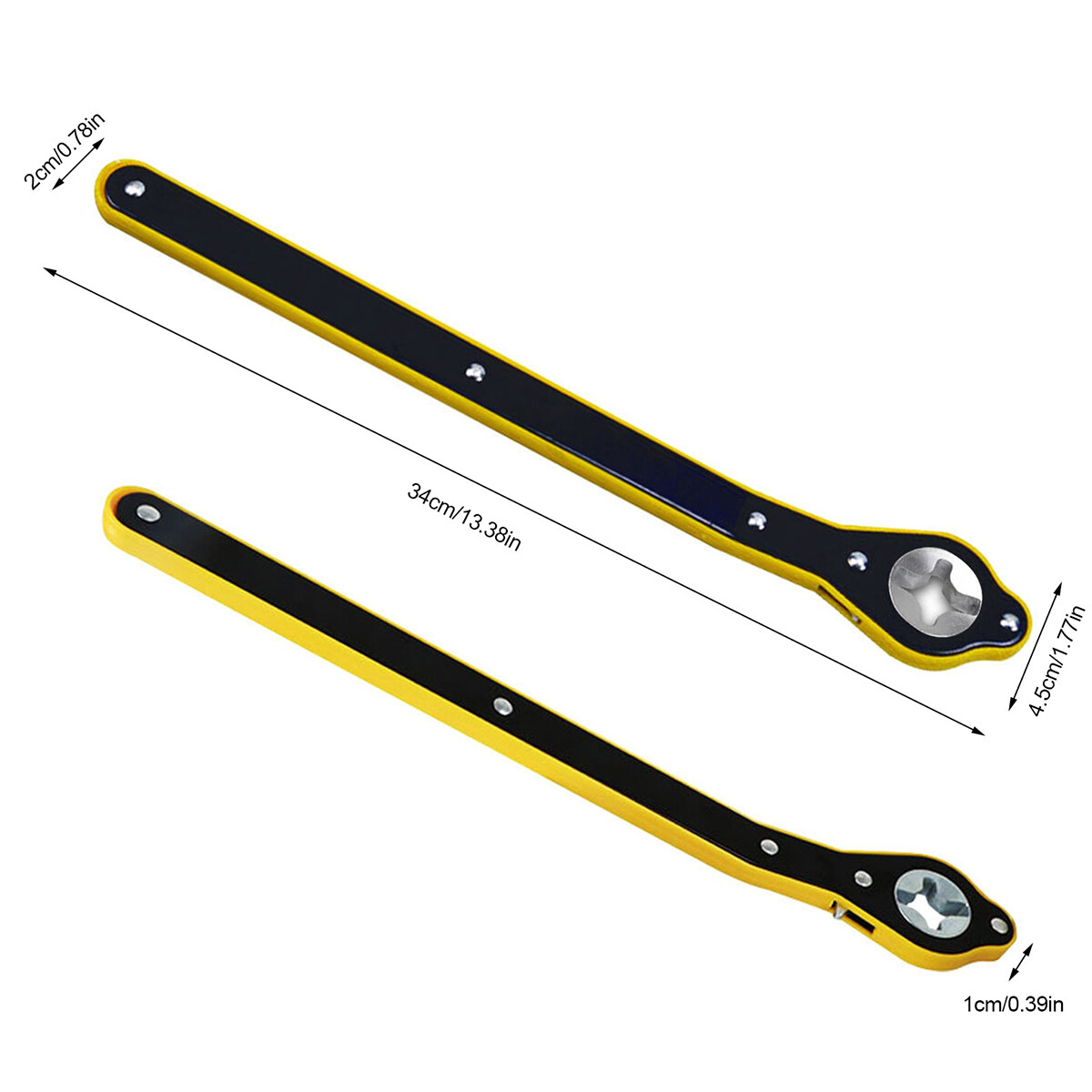 Car Scissor Jack Ratchet Wrench Garage Tire Wheel Lug Handle Tool Labor-saving
