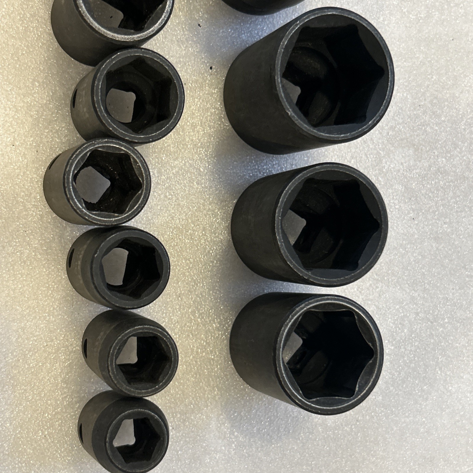 Klutch Impact Sockets 6 Point 1/2″ Drive SAE 13 Pieces