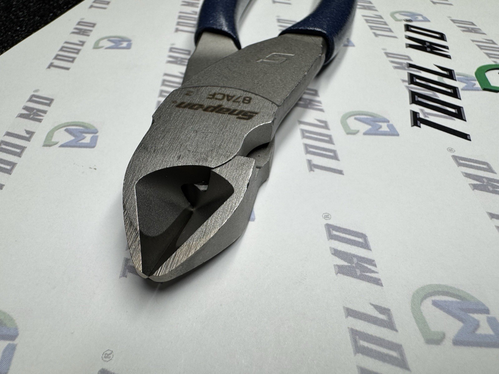 Snap-on Tools USA NEW POWER BLUE Soft Grip 7″ Diagonal Cutter Pliers 87ACF 87BCF