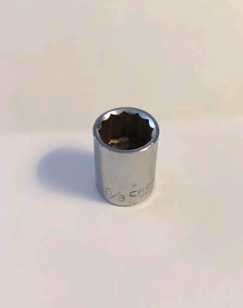 Craftsman Socket EE 44335 5/8 In 3/8 In Drive 12 Point Shallow Made In The USA