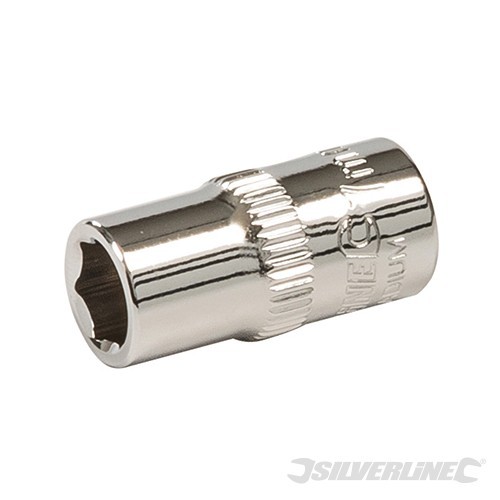 7mm 6 Point Socket 1/4″ Drive Metric 853854 Silverline Mechanical Engineering