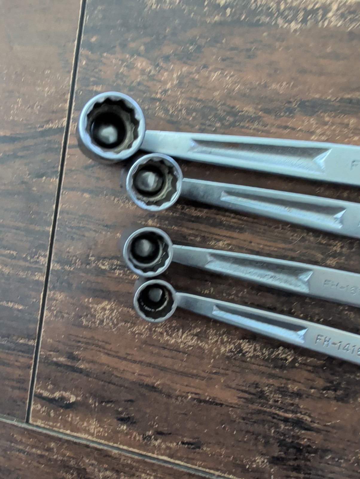 Snap-On Tools Double End Flex Socket Head Wrench Set Of 4 SAE 12pt FH Series