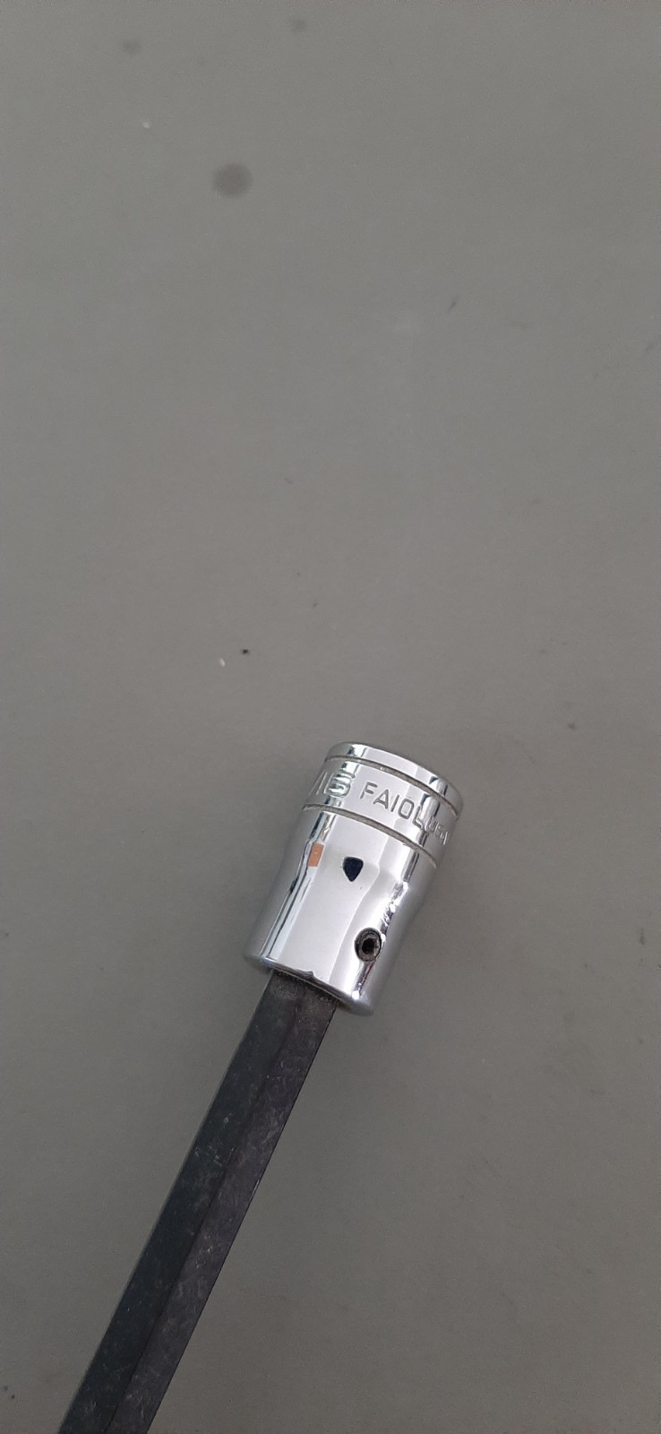 Snap-On USA 5/16″ FA10L 3/8″ Drive 5″ Long Shank Hex Bit Driver Socket Engraved