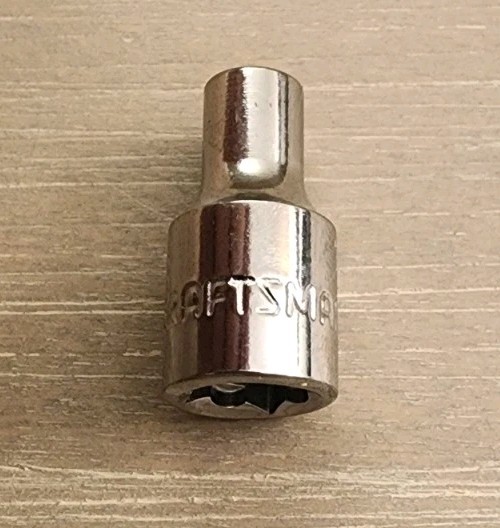 Craftsman 5/32″ Socket 6 Point 1/4″ Drive S-AG 43481