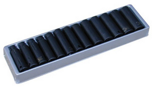 ATD Tools 2701 6-Point Metric Deep Impact Socket Set, 13 pc.