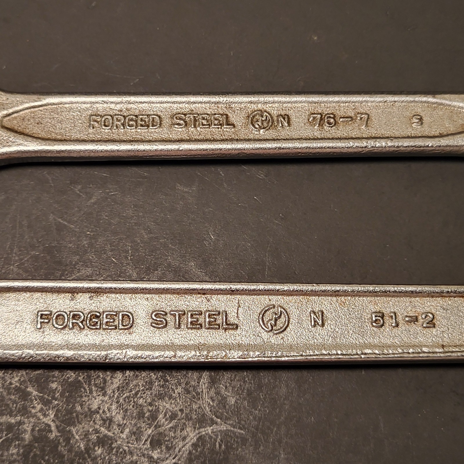 Ash Asahi Tools 2 piece open end wrench 23-21mm & 19-17mm