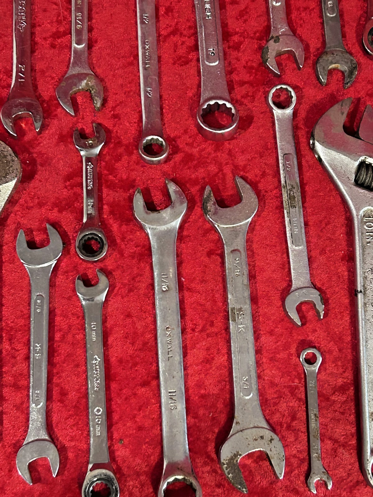Mixed Lot of 60+ Wrenches Socket Box Adjustable Pipe Ratchet Various Brands`