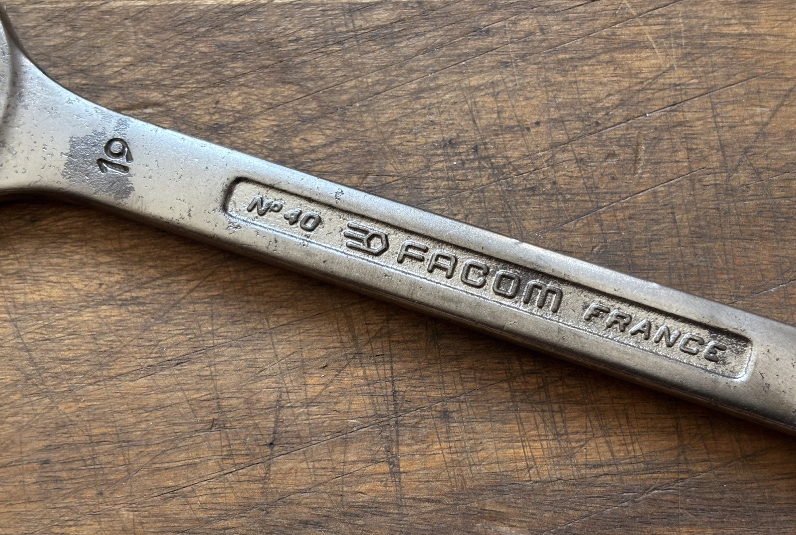 FACOM No40 Series – 19mm metric – Combination Spanner, Quality Made In France