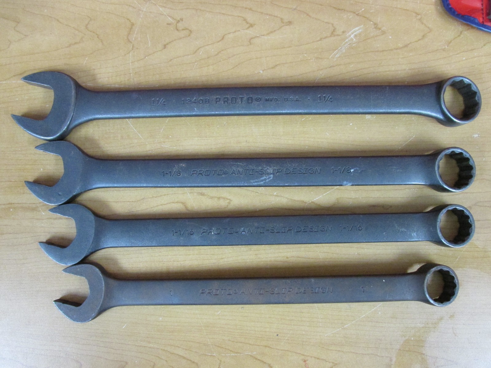 Proto Tools J1200FBASD 14pc SAE 3/8″- 1 1/4″ Black Oxide Combination Wrench Set