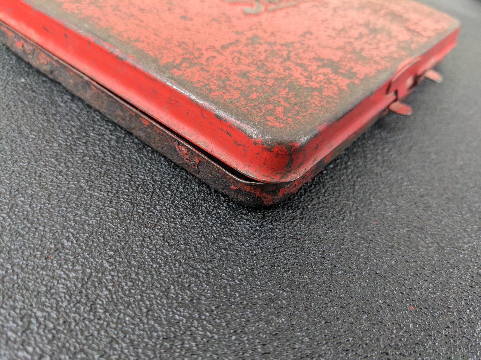 #bp277 Snap On KRA-275 Tool Box Red Metal Case for 1/4″ Drive Socket Set