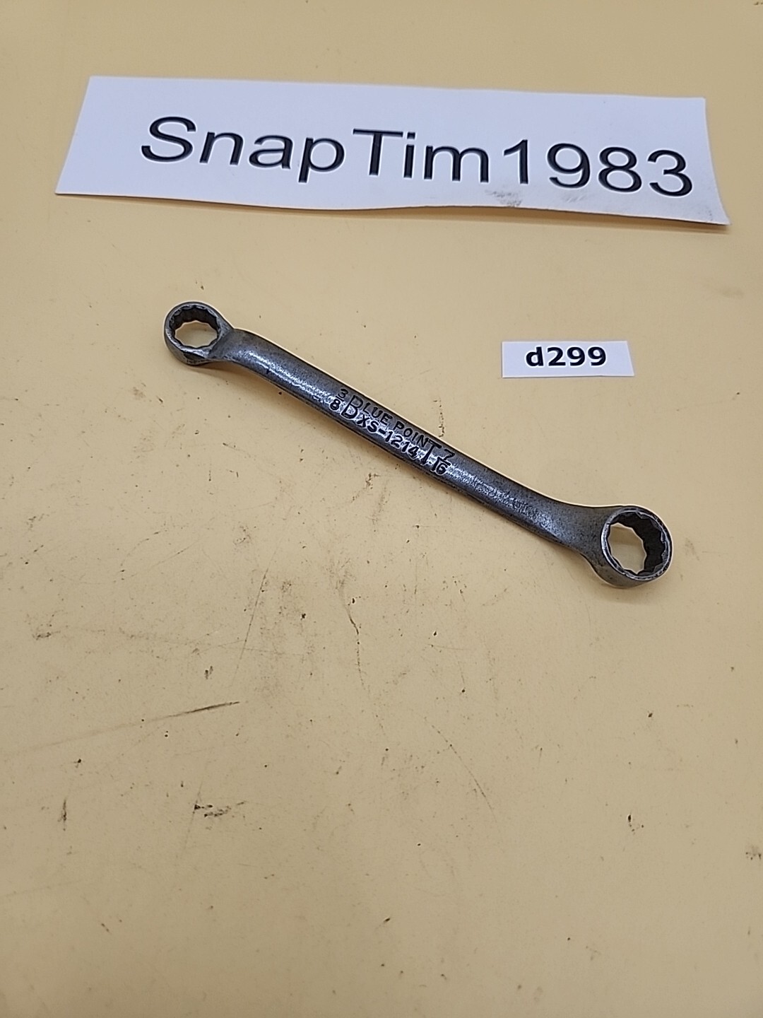 Blue Point 3/8-7/16 12PT Short Offset Box End Wrench XS-1214 USA