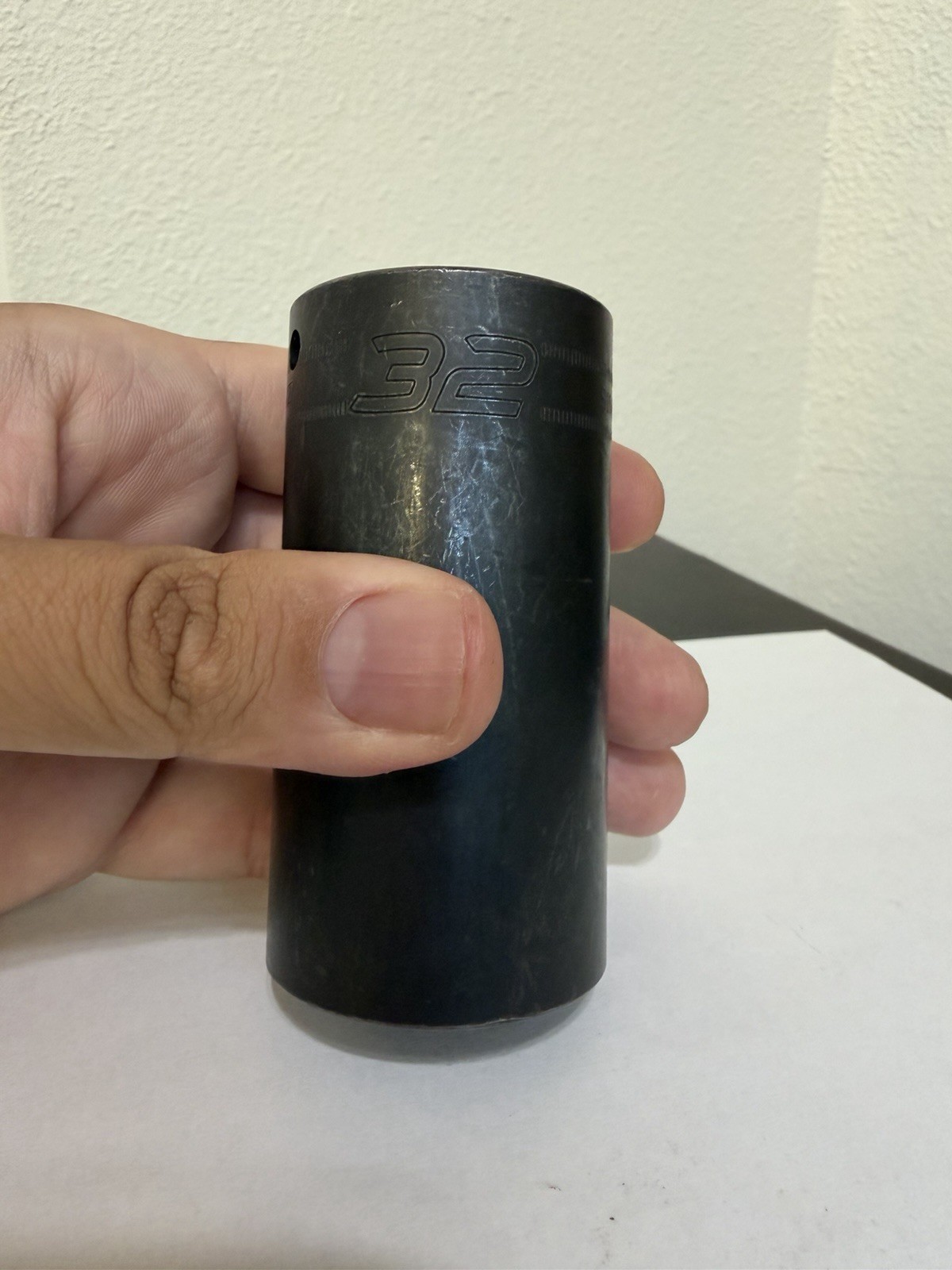 Snap On Tools 1/2″ Drive 12-Point Metric 32mm Deep Impact Socket SIMDM320 USA