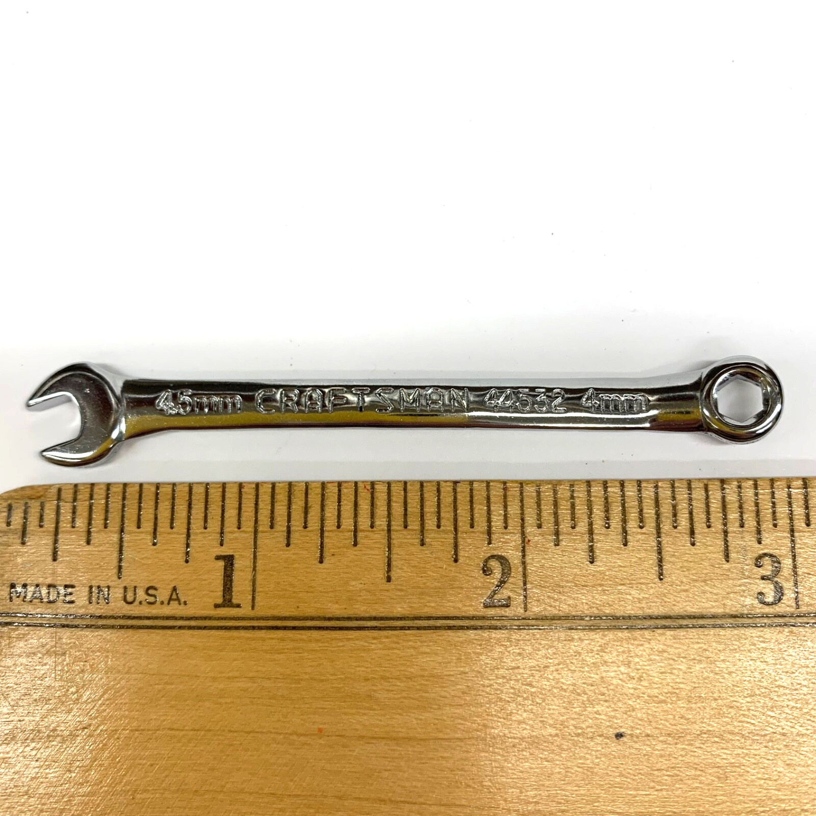 Craftsman 4.5mm 4mm 44532 Vintage Combination Ignition Wrench