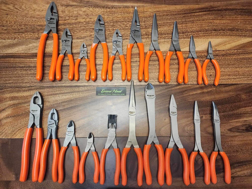 *NEW* Snap On Tools Ballin’ 21 Pc ORANGE Plier Set Free Shipping, Expedited.