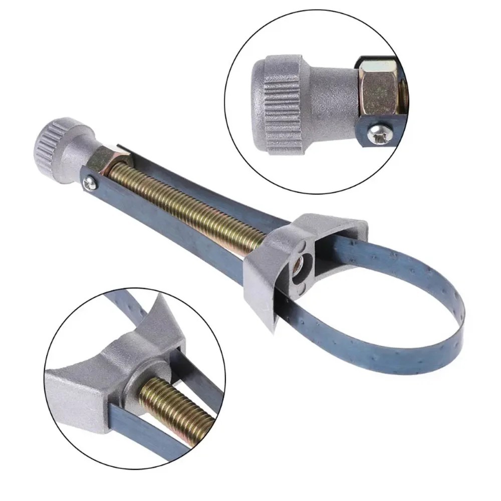 Universal Oil Filter Removal Tool Strap Wrench Adjustable 60-120 mm Vehicles