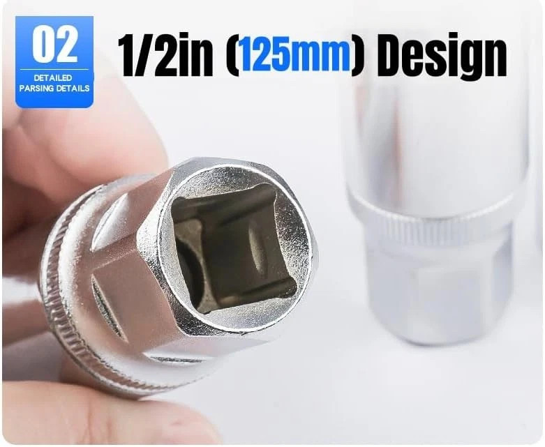 4pc Socket Stud Screw Extractor Remover Installer 6 , 8,10,12mm w/Roller Bearing