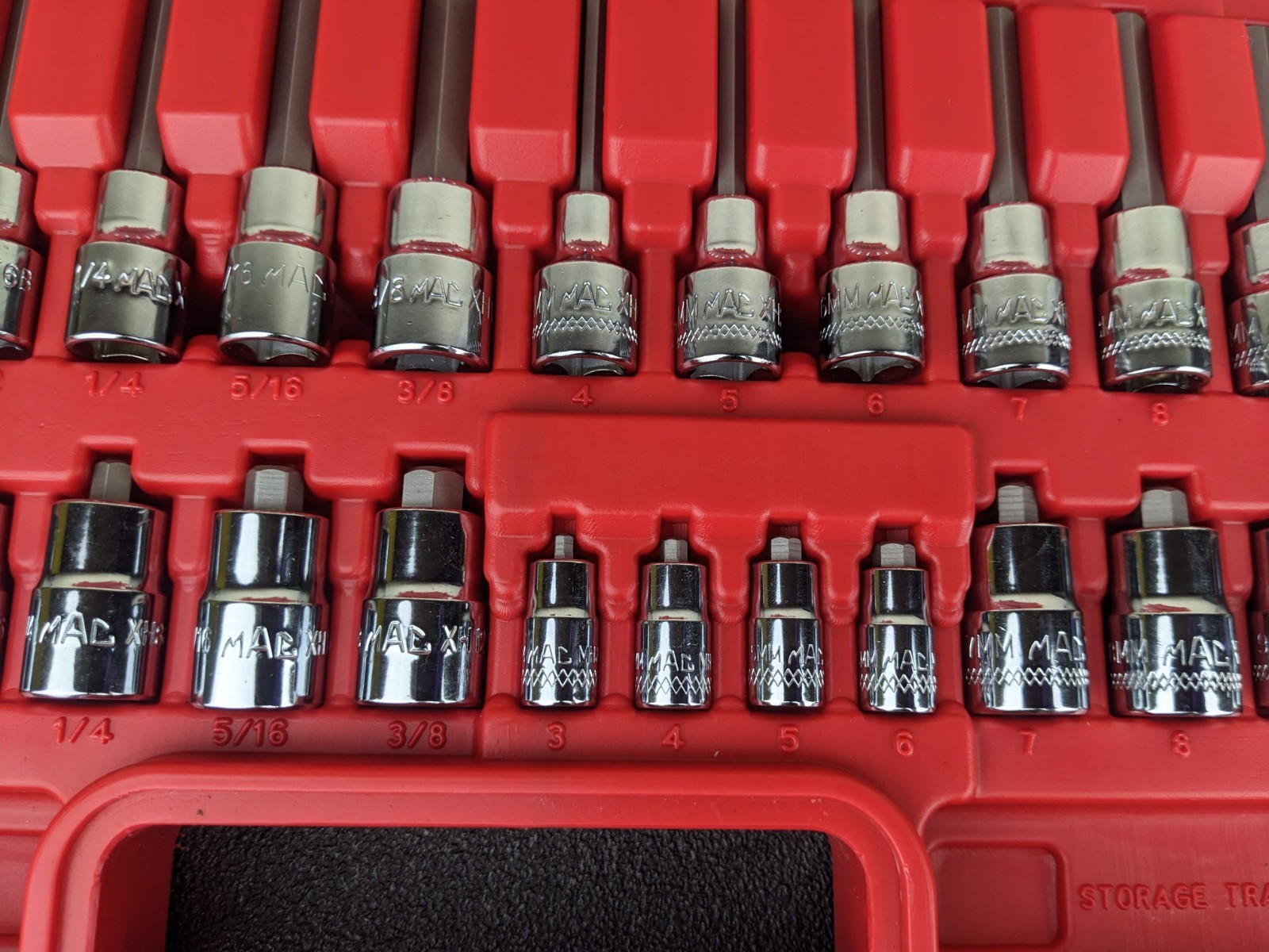 #bo766 Mac Tools SXH60B 60 PC. 3/8″ Master Hex Driver Socket Set EXCELLENT