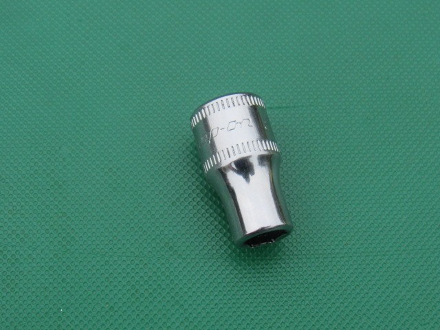 SNAP ON 6MM TMM6 1/4″ DRIVE METRIC 6 PT SHALLOW CHROME SOCKET 6 MM TMM VERY NICE