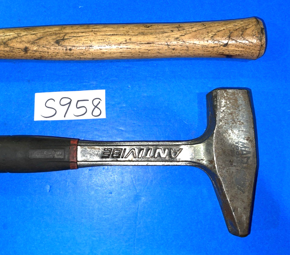 MAC TOOLS 2 PIECE ANTI-VIBE BLACKSMITH & BALL PEEN HAMMERS 48OZ FREE SHIP IN US