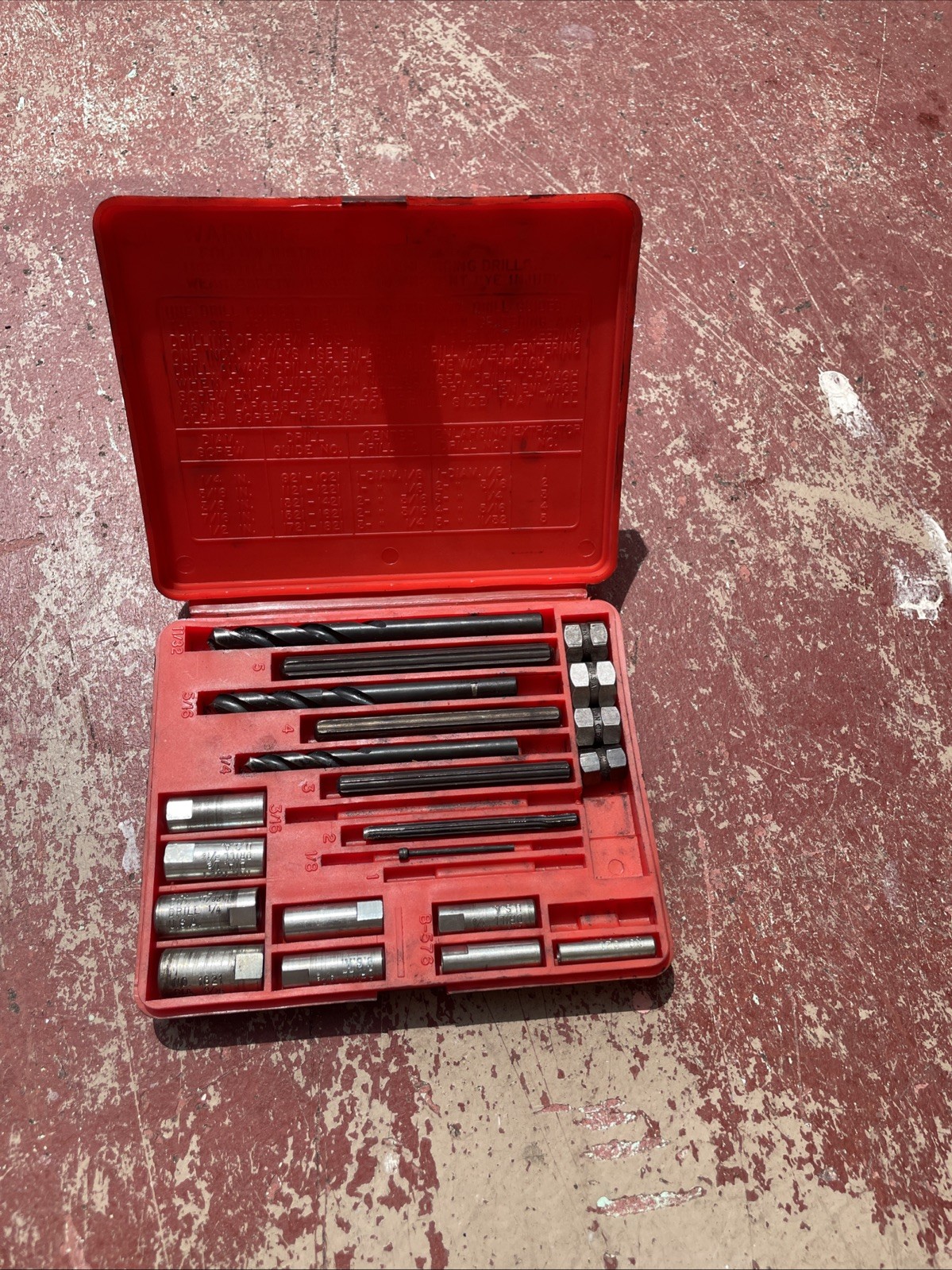 Blue point screw extractor set 1020