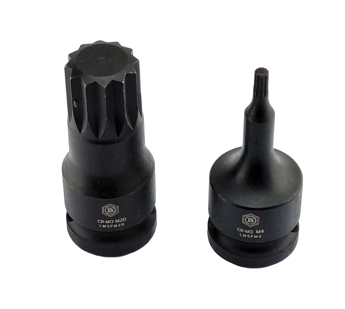 SPLINE XZN IMPACT DRIVER SET 10PC, 1/2″ DRIVE FROM BRITOOL HALLMARK