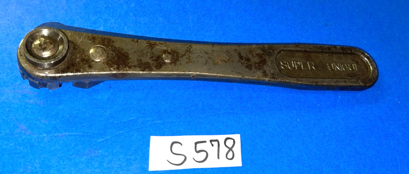 WILL B LANE TOOLS VINTAGE LARGE HEX DRIVE RATCHET PAT. JAN 14 1908 SUPER UNIQUE