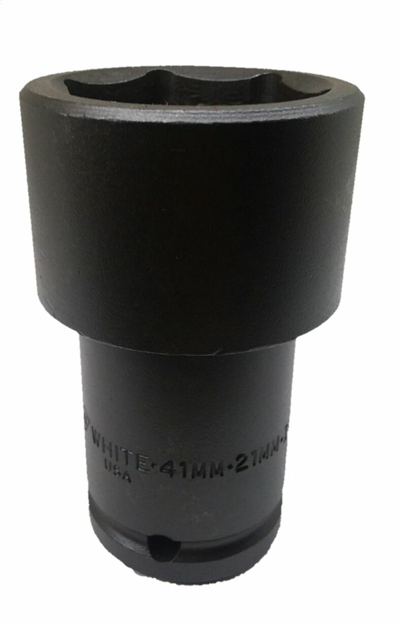 WHITE-USA» Bud Wheel Socket 41MM 6PT AND 21MM 4PT 3/4″ DRIVE I522141M