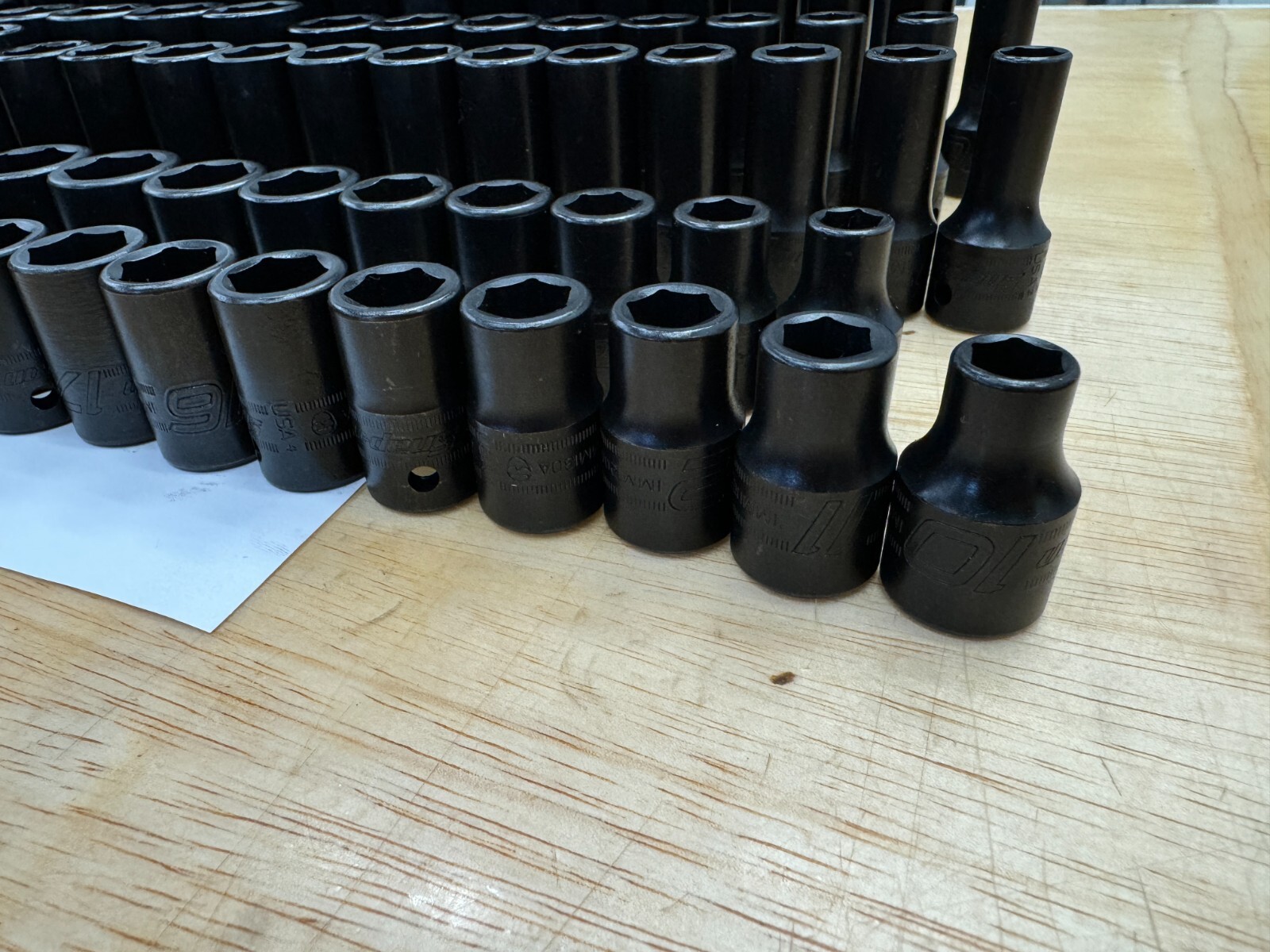 Snap-on Tools NEW 99PC 1/2″ Drive SAE MM SHALLOW SEMI + DEEP Impact Socket Set