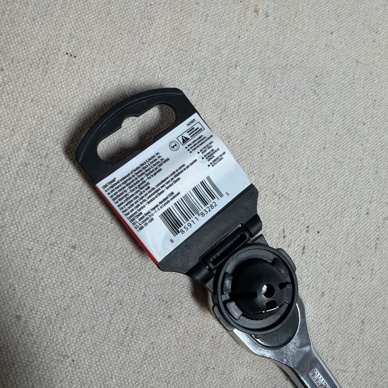 CRAFTSMAN CMMT86822 3/8″ Drive 72-Tooth Low Profile Comfort Grip Ratchet