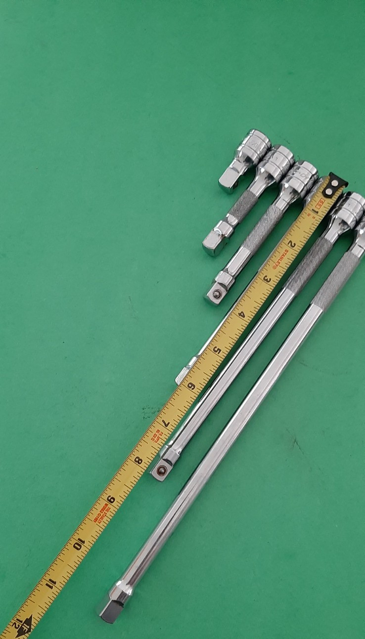 Snap-on Tools 3/8″ Drive 6pc Knurled Extension Set FX11 FX8 FX6 FX4 FX3 FX1