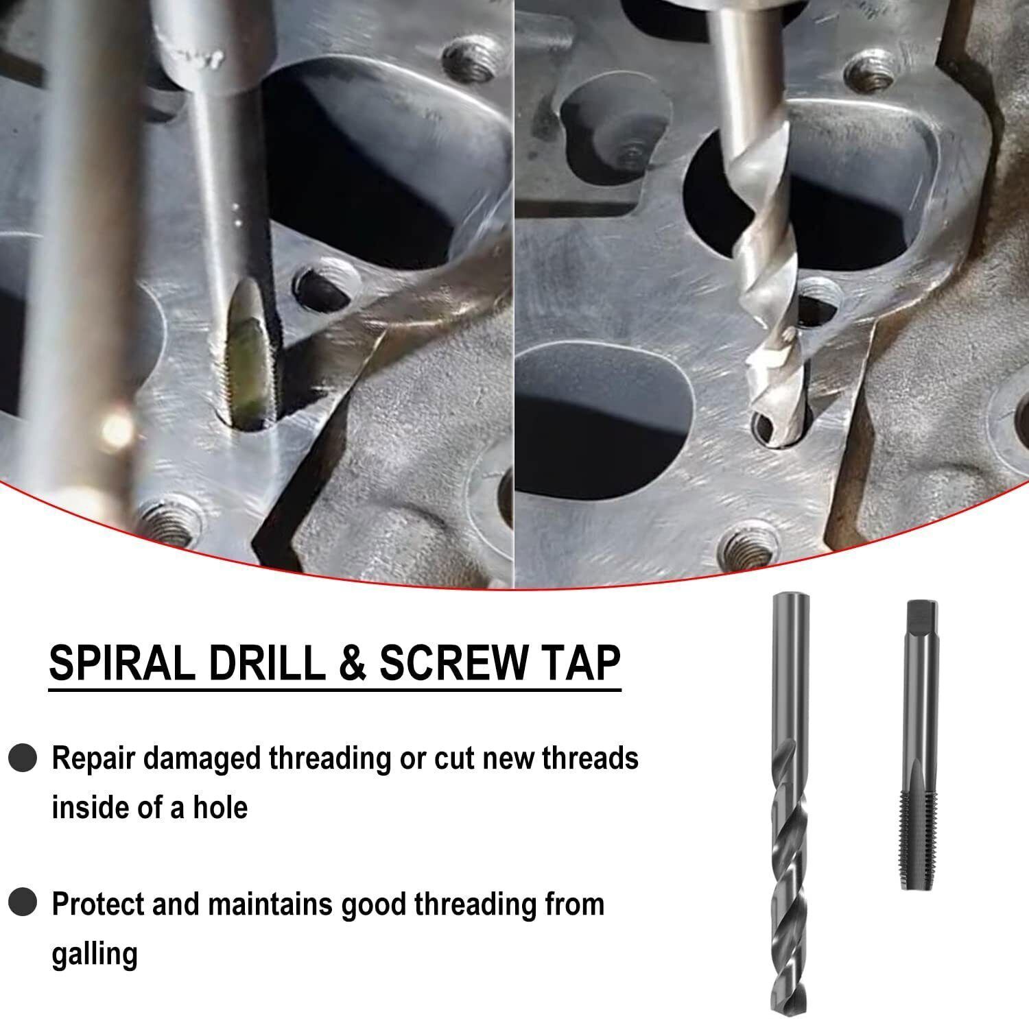 1420 Head Thread Bolt Repair Tool Kit for Toyota 11.5mm x 1.5 Engine