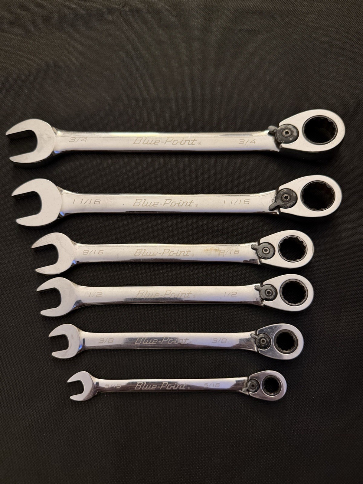 Blue Point 6 Piece Ratchet Wrench Set 5/16 – 3/4 – BOER10 – BOER24