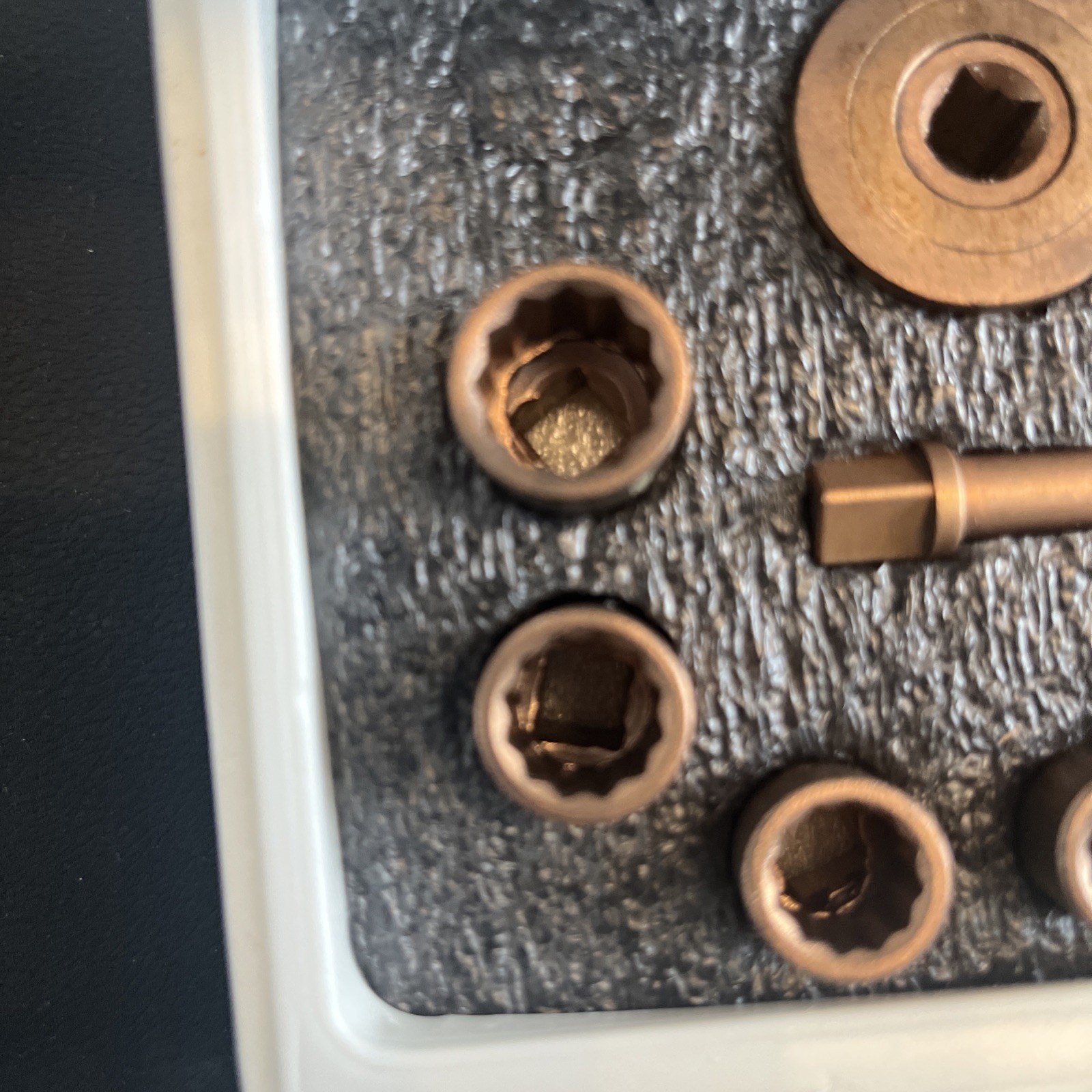 Berylco 1/4” Drive Beryllium Copper Non-Sparking Socket Set 3/16”–7/16”