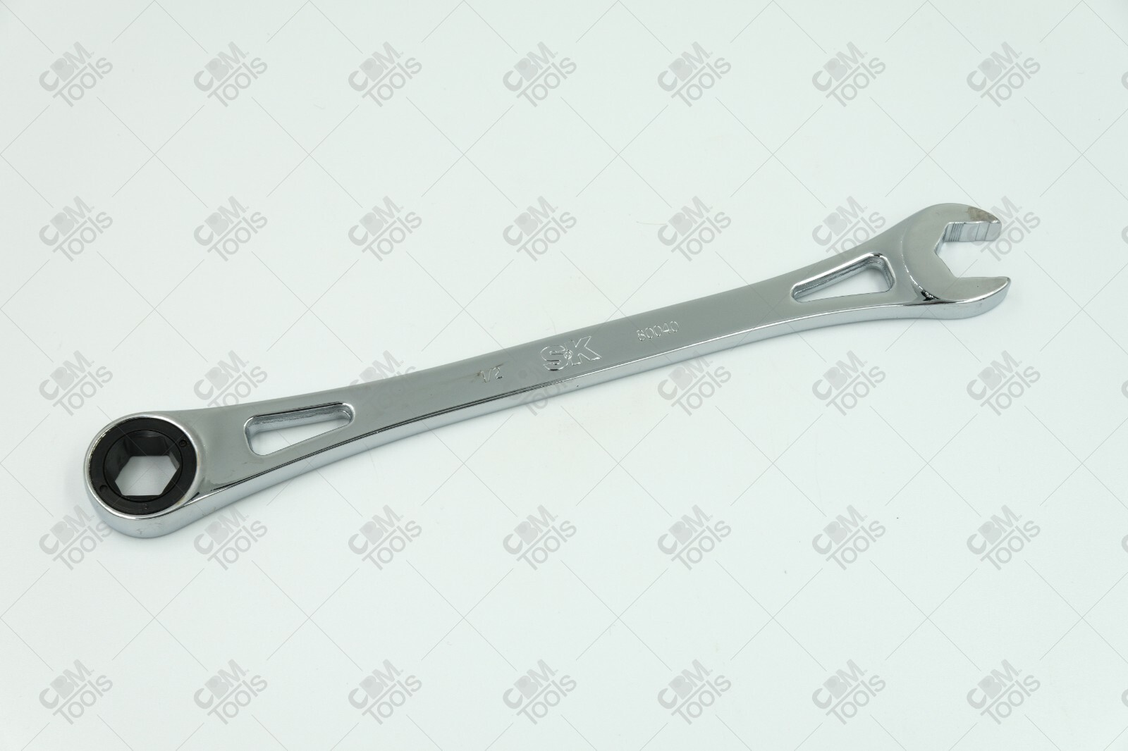 SK Hand Tools 80040 – 1/2″ 6pt X-Frame Ratcheting Combination Wrench