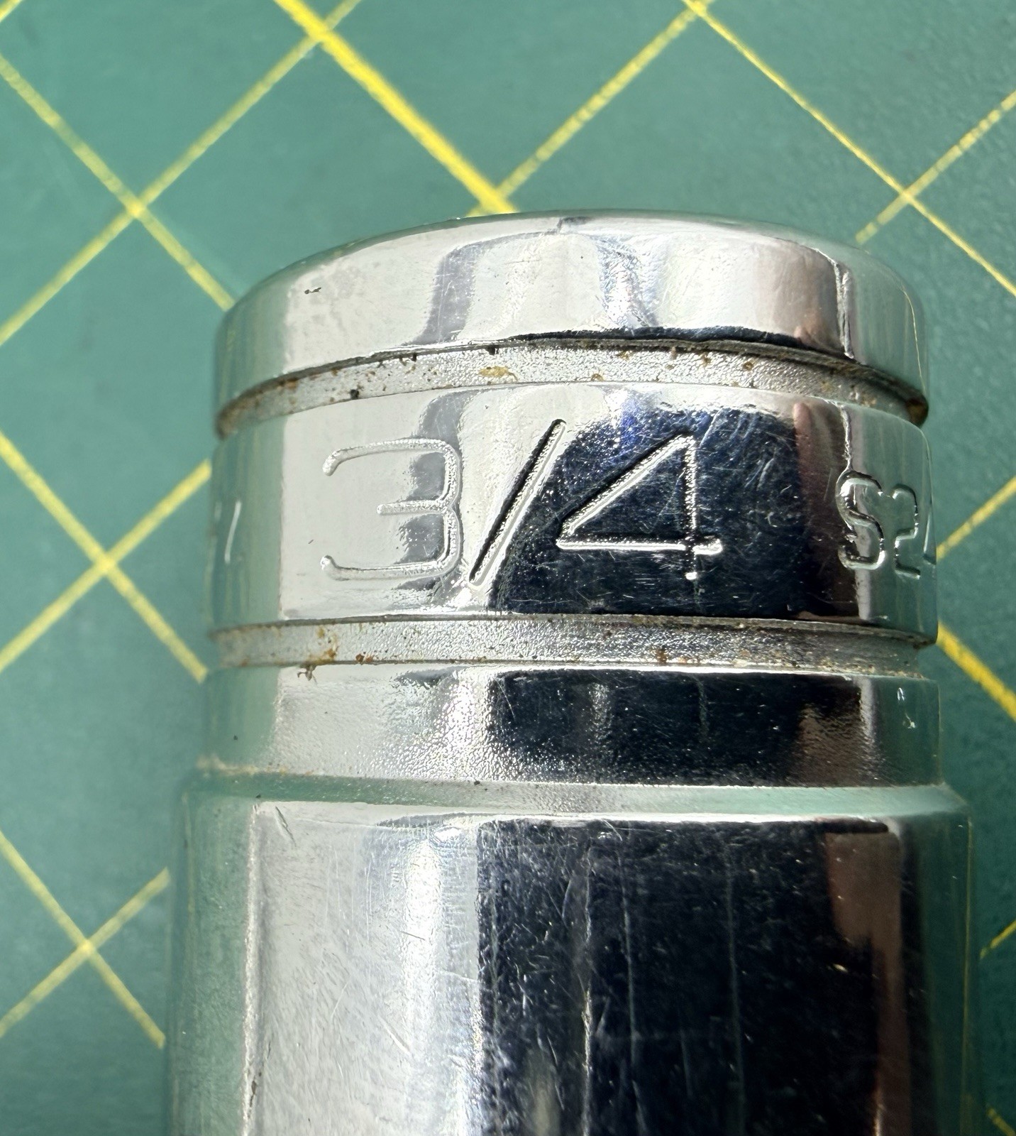 Snap-On Tools S241 1/2″ Drive 12-Point SAE 3/4″ Deep Chrome Socket – USA – NEW