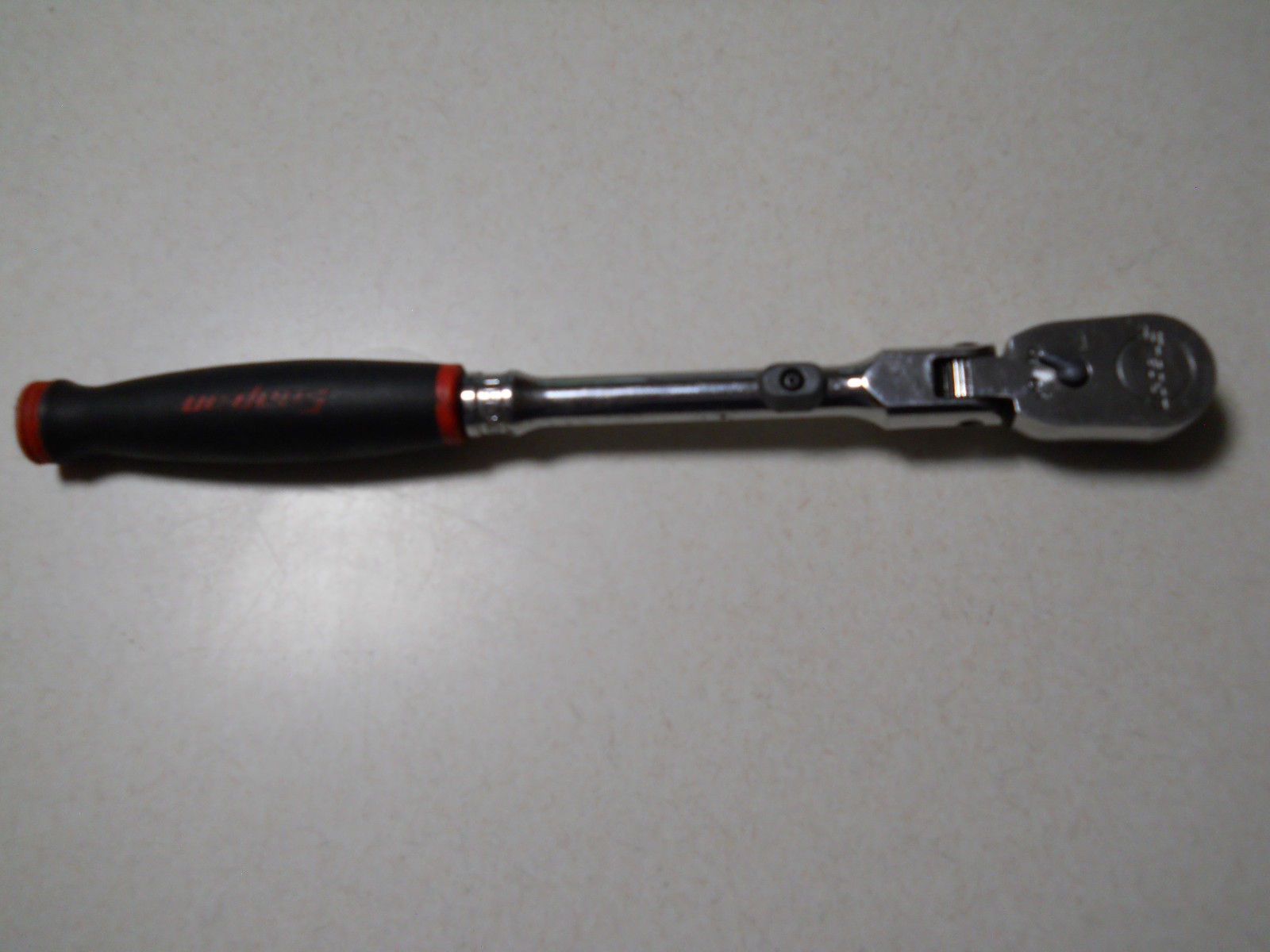 Snap-on 3/8 Flex Head Soft Comfort Grip Handle Ratchet RED FHX80 12 Inches Long