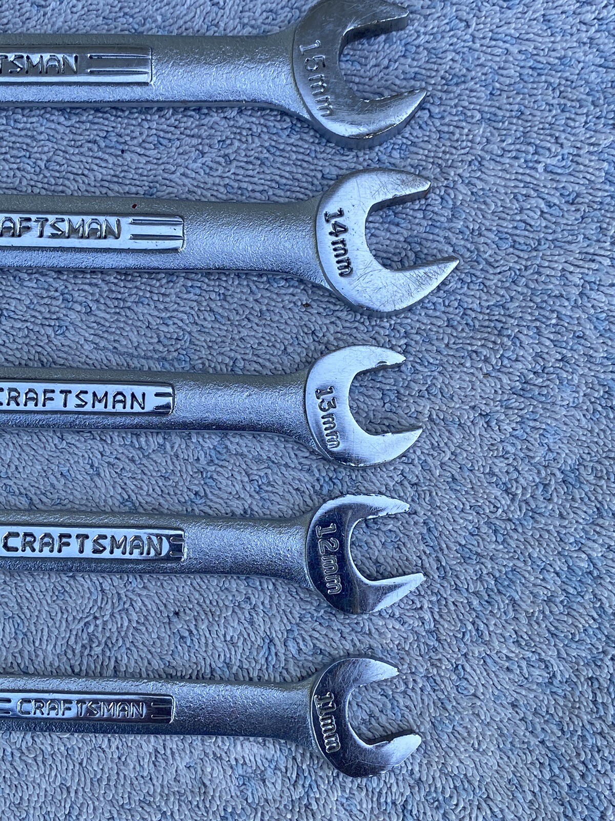 Craftsman Metric Flare Nut Line 9-14mm Wrench Set USA & Combination Set 11-18mm