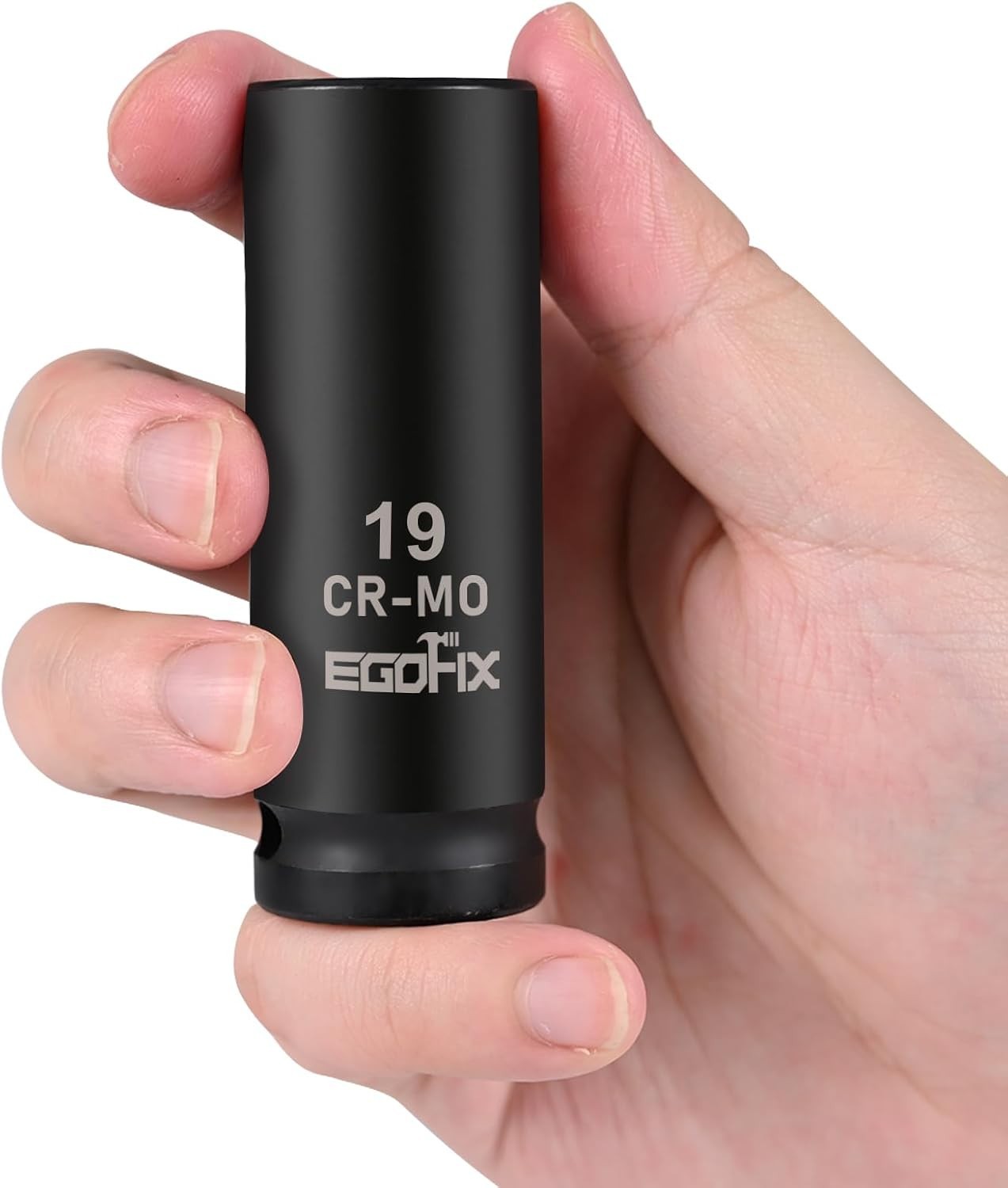 19mm 1/2″ Drive Chrome Molybdenum Socket – Laser-Etched for Quick Identification