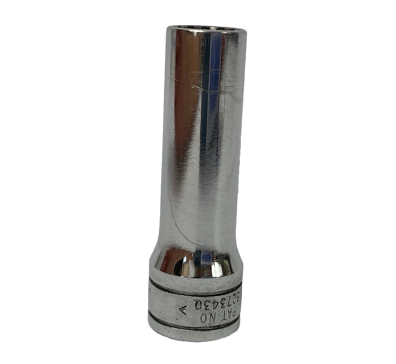 Snap-On Tools SF121 3/8″ SAE 3/8″ Drive 12-Point Deep Chrome Socket USA VGUC