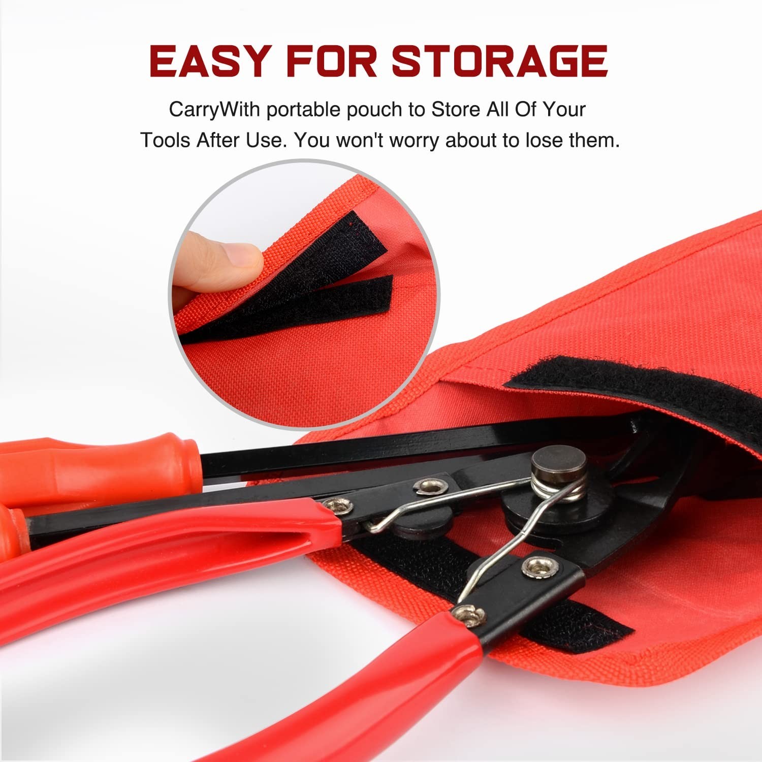 3PCS Auto Trim Removal Tool Kit – Clip Pliers & Fastener Remover Set with Storag