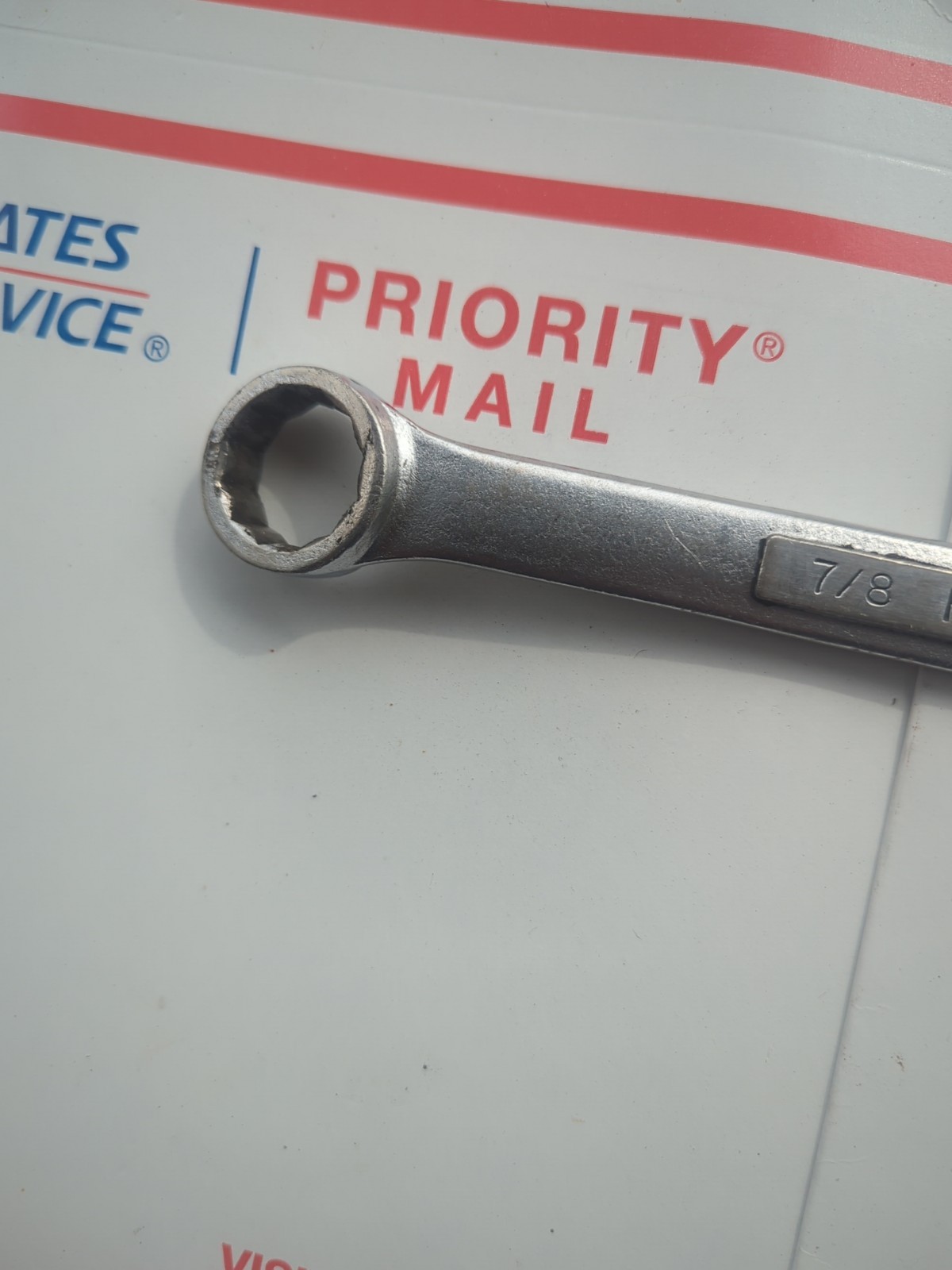 Craftsman 7/8 Inch Combination Wrench W 44703 Vintage USA